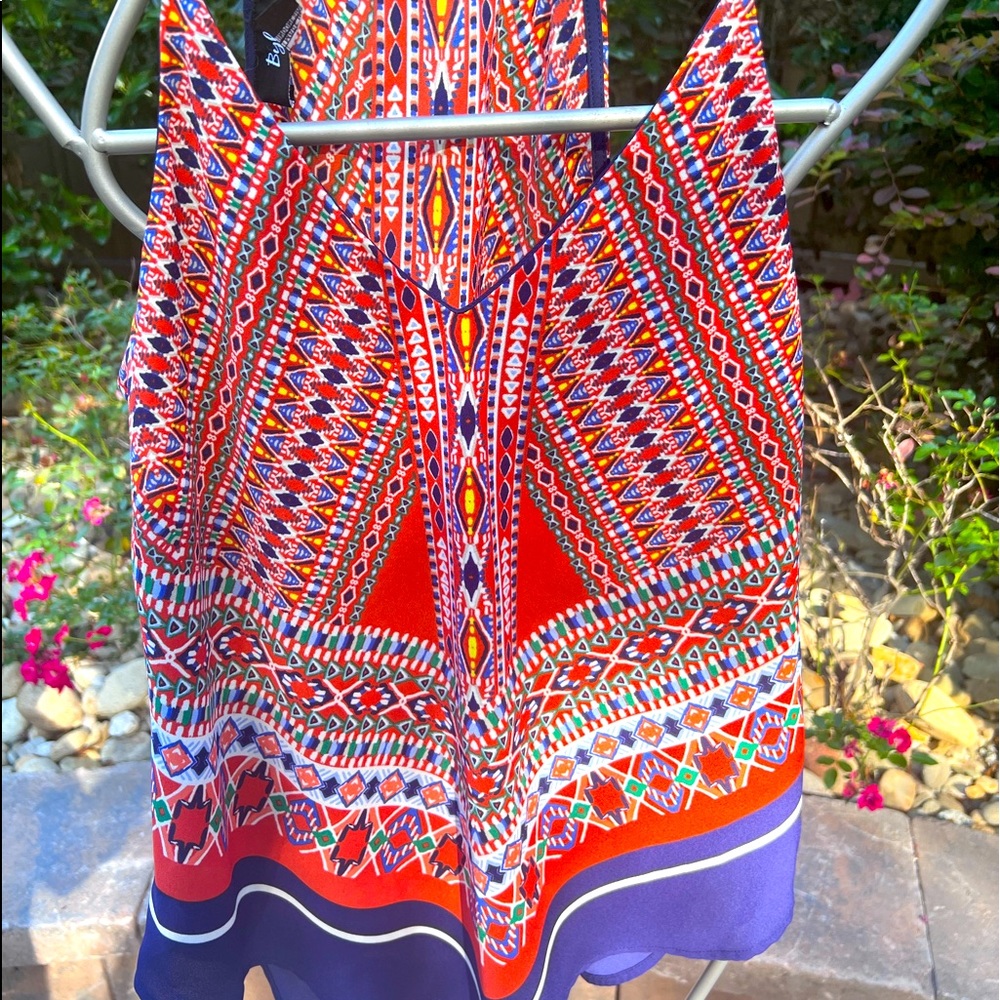 Byline brand, Small V-neck flowing halter tank top